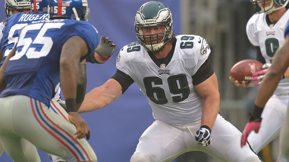 Evan Mathis Training Camp Worn Philadelphia Eagles Shorts