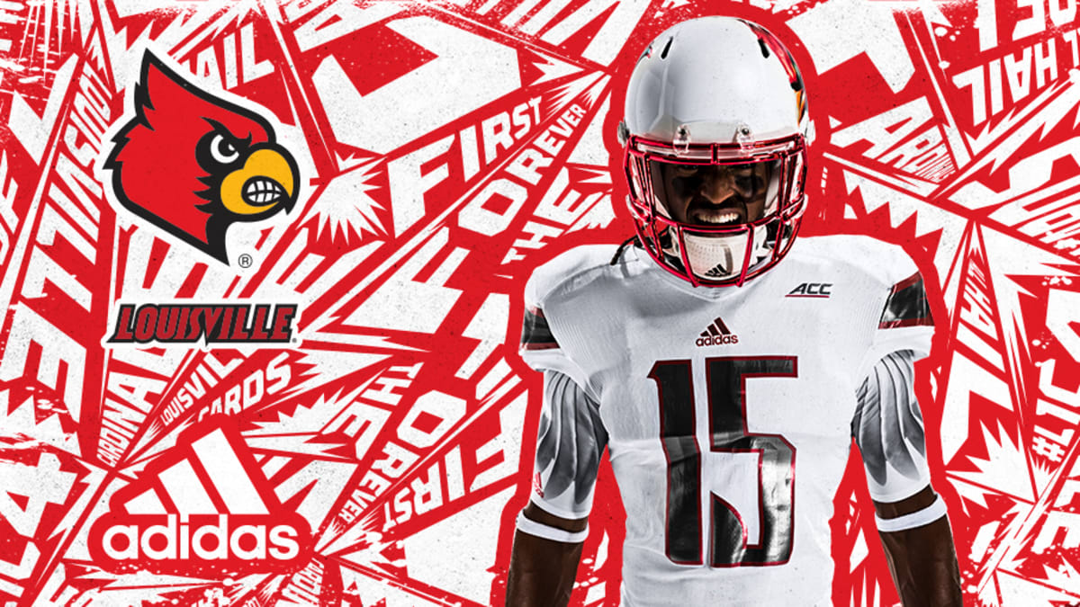 Louisville Football on X: Tomorrow's business attire: 🔴Red chrome helmet  ⚪️White jerseys ⚪️White pants #BeatPurdue  / X