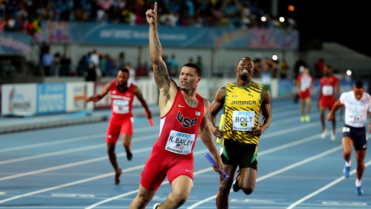 Usa Vs Jamaica 4x100 Relay