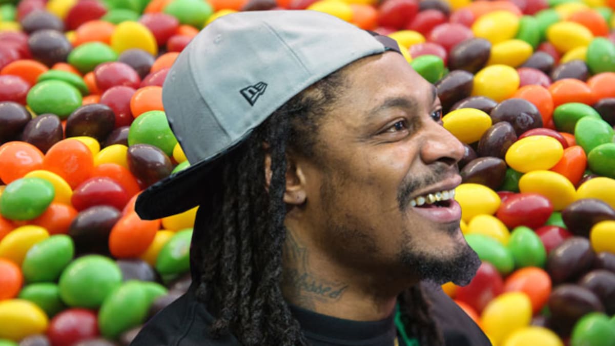 Super Bowl -- Marshawn Lynch of Seattle Seahawks agrees to deal with  Skittles - ESPN