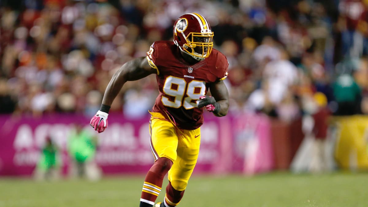 2009 Brian Orakpo Game Worn Washington Redskins Helmet.