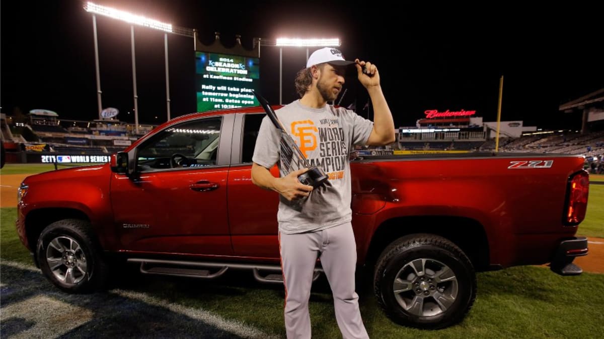 Madison Bumgarner Talks About the Awkward Chevy Guy, Missing Truck - ABC  News