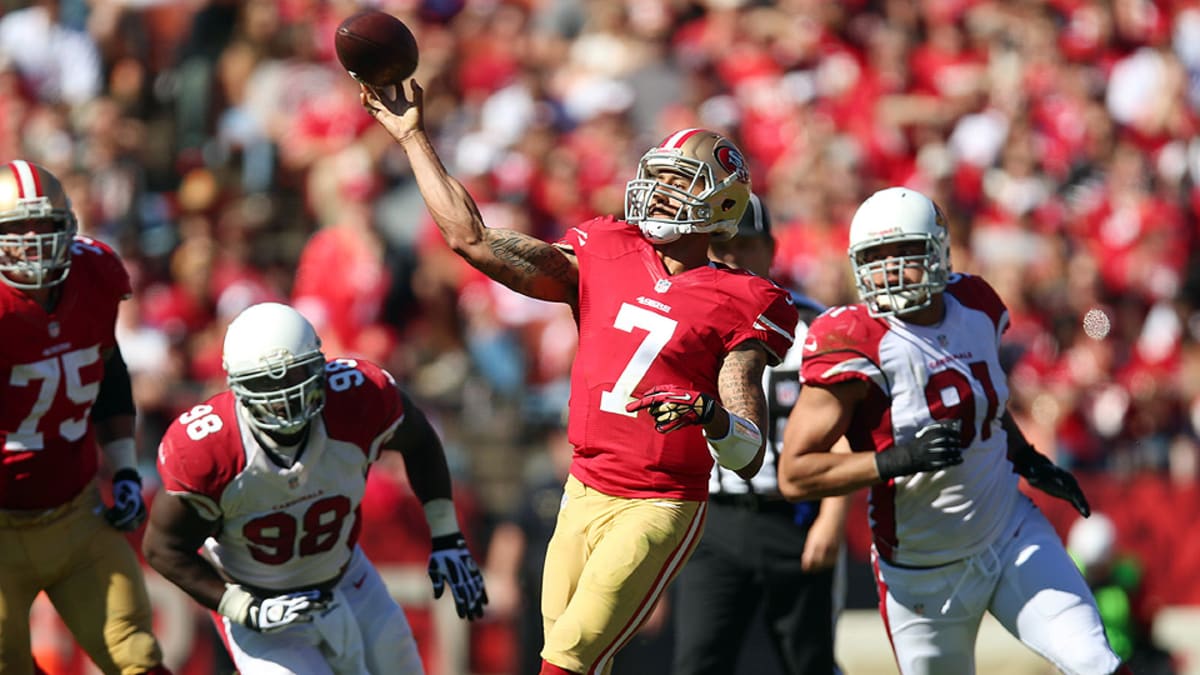 Colin Kaepernick's Game-Worn 2013 NFL Playoffs 49ers Jersey