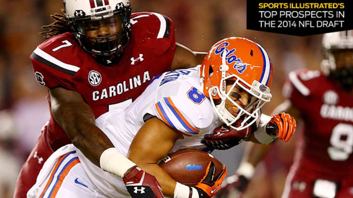 Jadeveon Clowney runs 4.53 40-yard dash at 2014 NFL combine - Sports  Illustrated