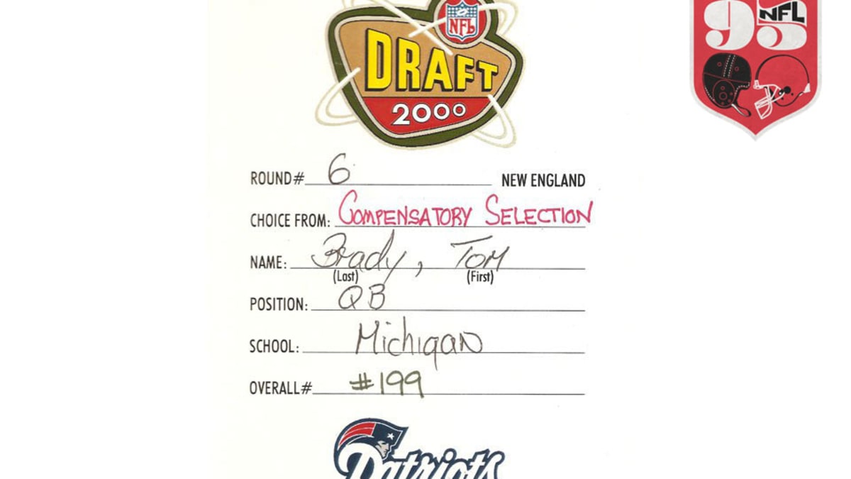 Tom Brady Reunited With Draft Card From 2000 NFL Draft - CBS Boston