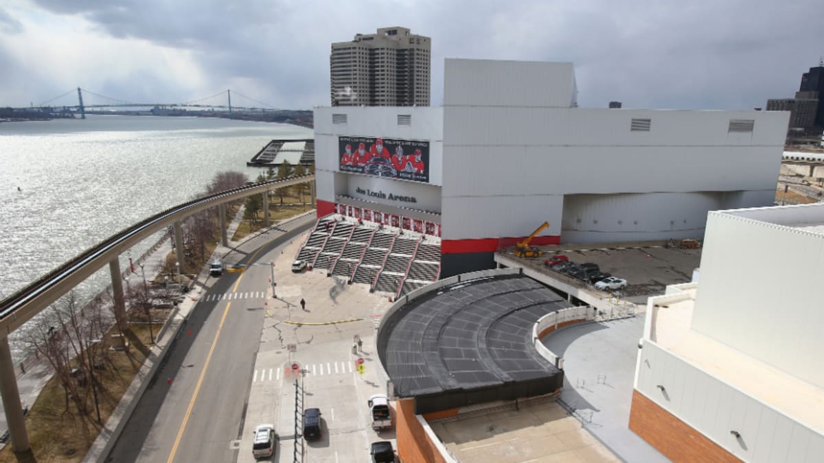 What Joe Louis Arena looks like now as demolition draws closer