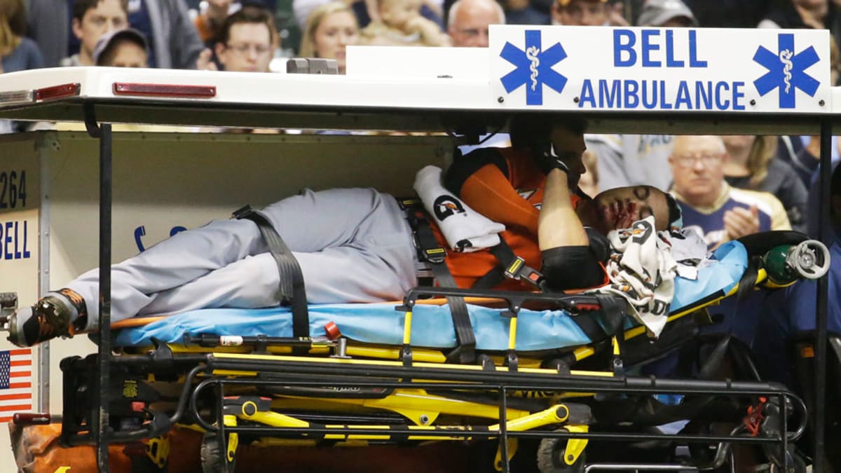 Giancarlo Stanton injury: Stanton suffered multiple fractures, facial  laceration - Fish Stripes