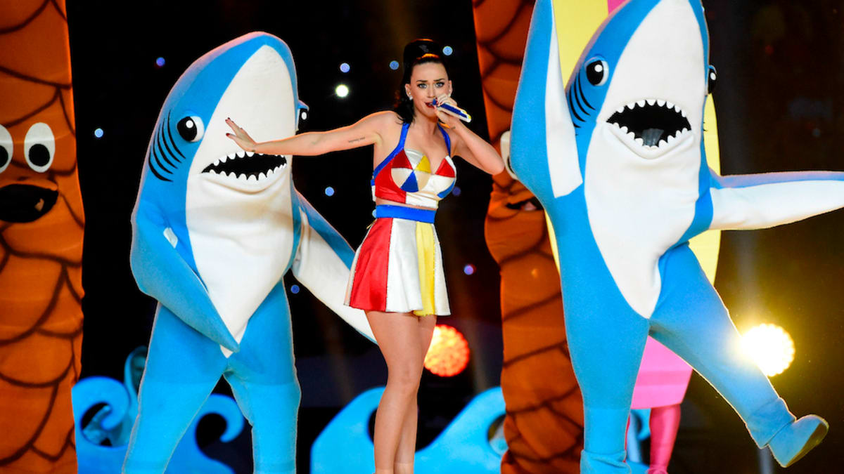 Katy Perry credits sharks for Super Bowl halftime show - Sports Illustrated