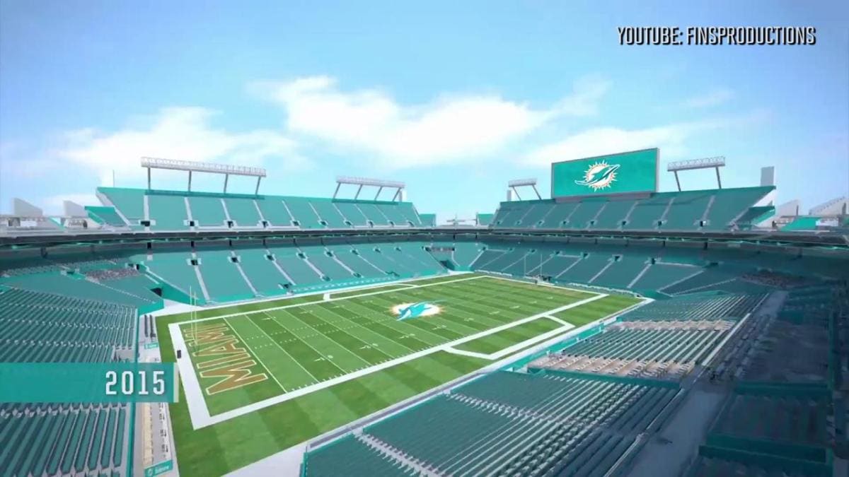 Dolphins reveal stadium renovation plans