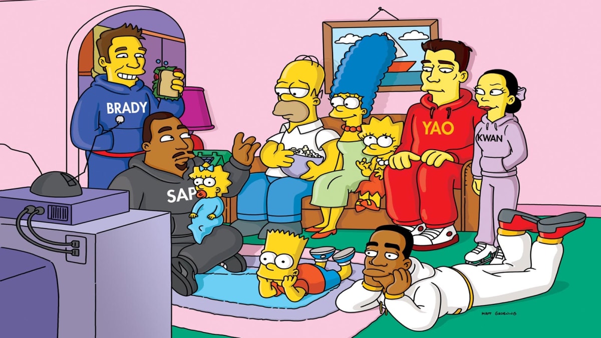 Bart & Homer Go To The Super Bowl and Meet Dan Marino