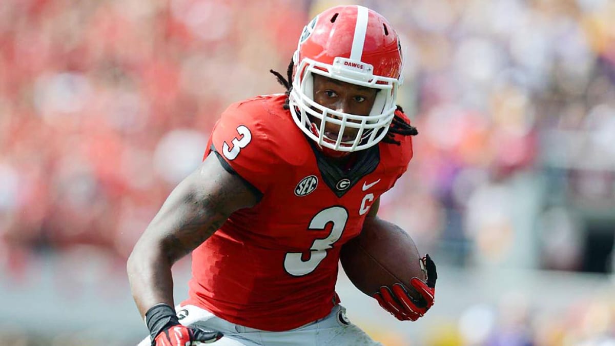 Bleacher Report na platformě X: „First look at Todd Gurley in a St. Louis Rams  jersey #NFLDraft  / X