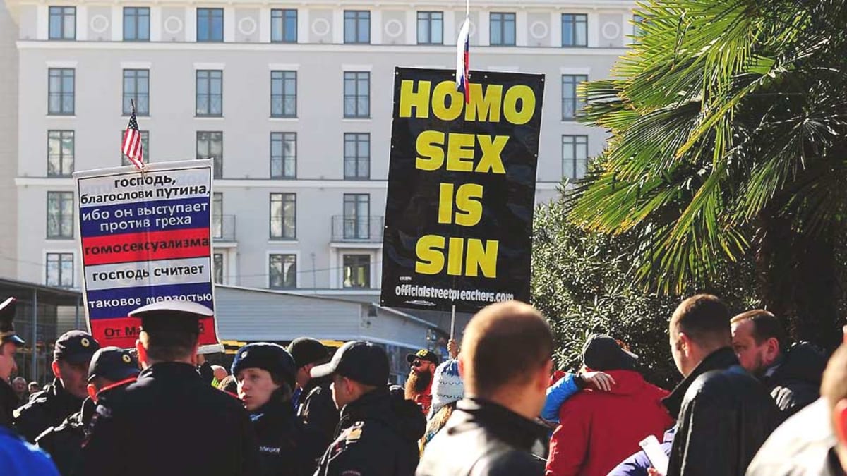 Anti-gay demonstration reveals double-standard in Sochi - Sports Illustrated