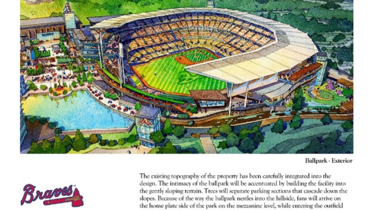 Braves unveil new stadium renderings