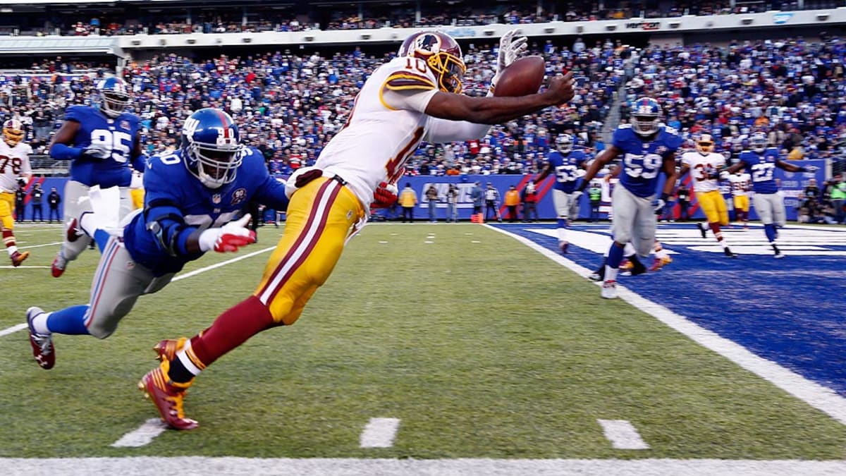 Robert Griffin III touchdown run overturned after replay in Redskins-Giants  game - Sports Illustrated