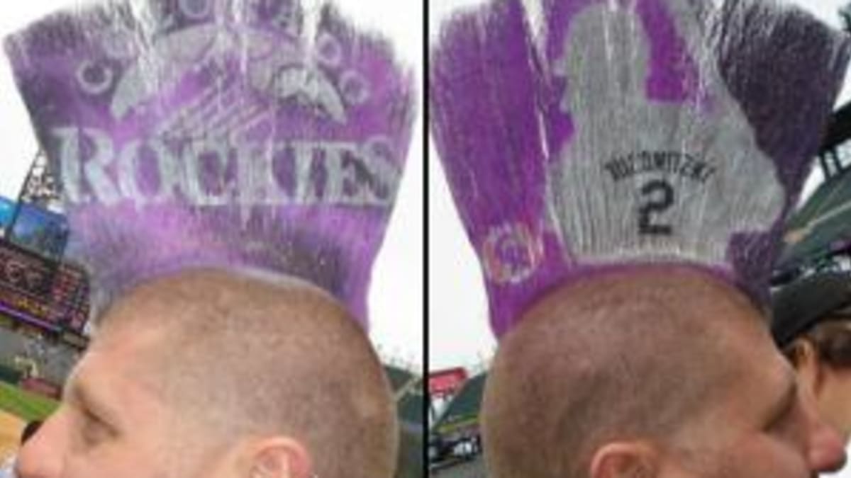 This Rockies Fan's Mohawk is the Gold Standard of Troy Tulowitzki Tribute  Mohawks - Sports Illustrated