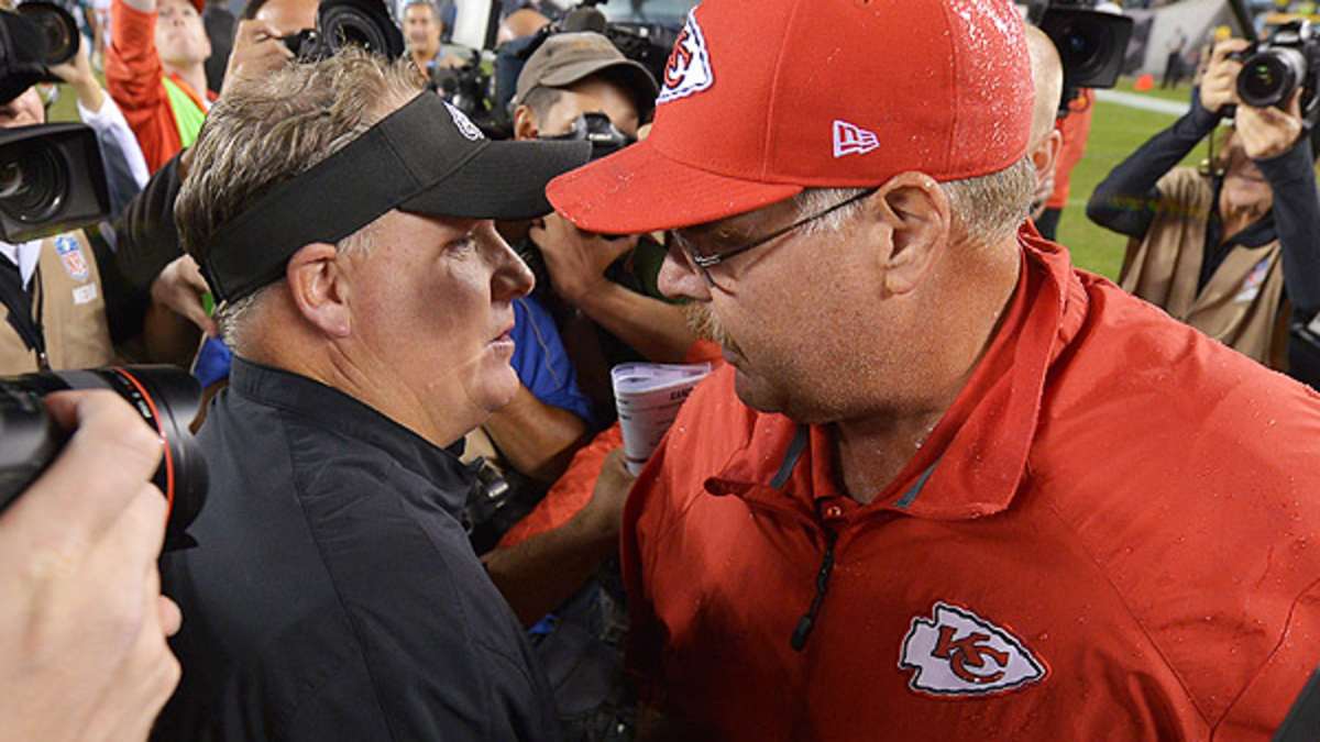 Andy Reid's Face Shield Was a Topic of Conversation all Season