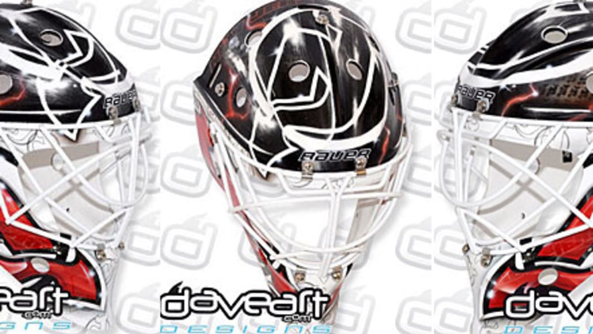 VV's new pads to go with his Devils Goalie Tribute Mask 🔥 : r/devils