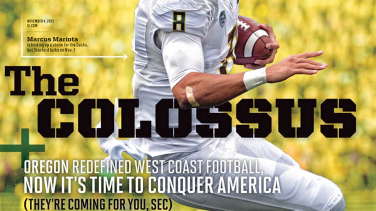 The Mayhem Begins The Case For Marcus Mariota And Oregon In Sports  Illustrated Cover by Sports Illustrated