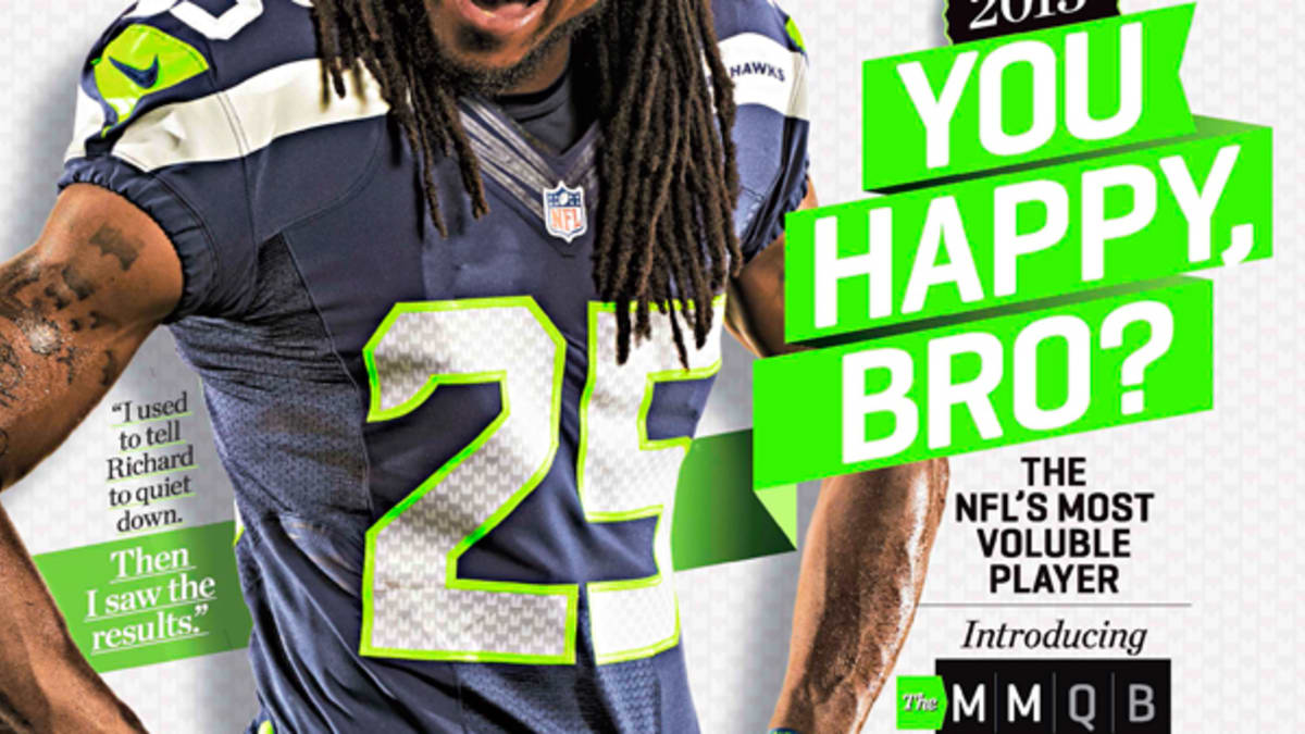 Richard Sherman Looks Kind of Crazy on the New Cover of Sports Illustrated