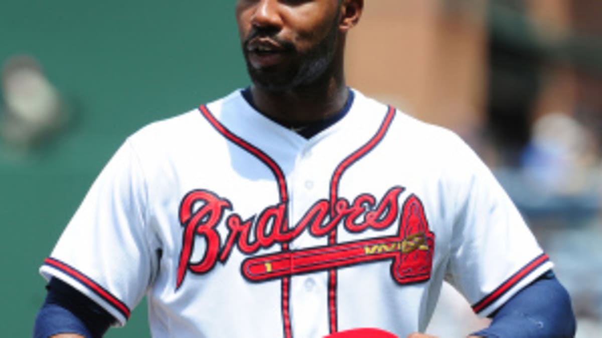 Braves Authentics: Jason Heyward Game-Used Jersey - July 4th, 2014