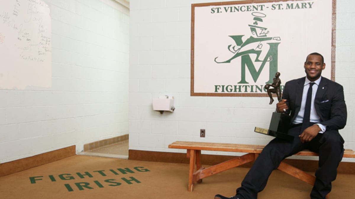 Why St. Vincent-St. Mary, LeBron James' alma mater, is in Philly this week  for basketball showdowns
