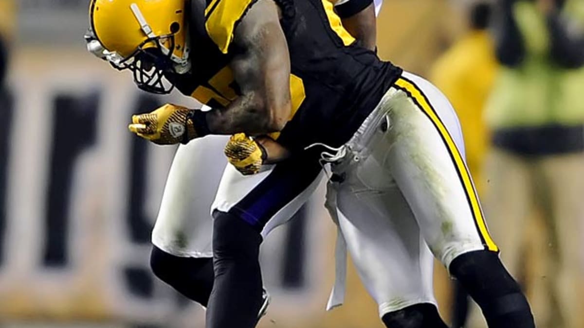 New England Patriots Richard Seymour sacks Pittsburgh Steelers Ben