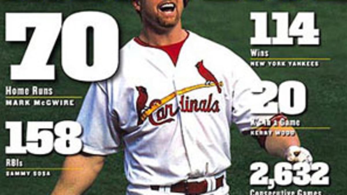 Sports Illustrated October 5, 1998 MARK MCGWIRE: 70 HOME RUNS w/7 BONUS  CARDS!!!