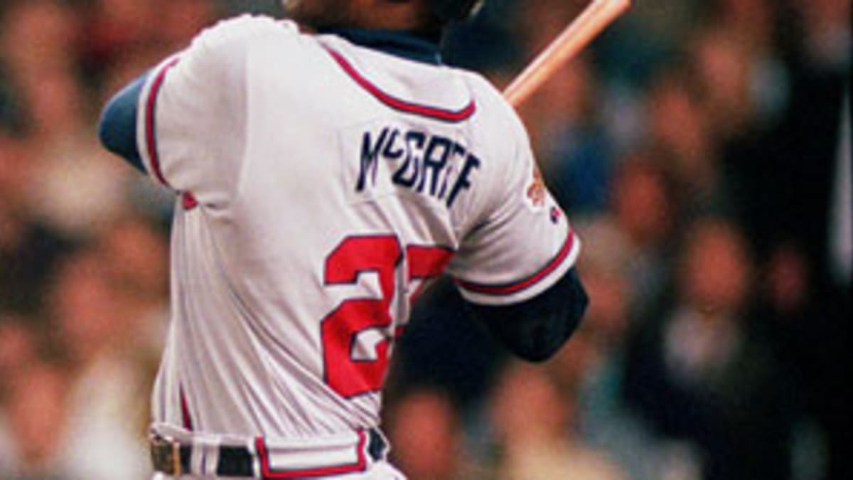 Fred McGriff Hitting Slow Motion Home Run - Baseball Swing The Crime Dog  500 HR Club 