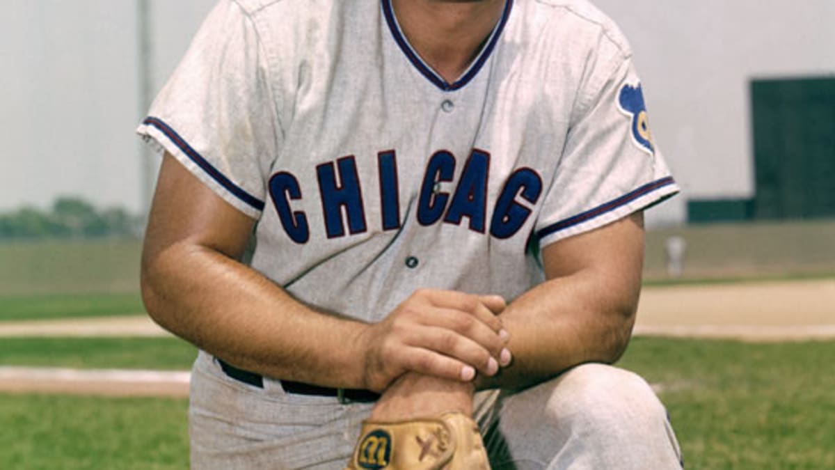 Ron Santo, Chicago Cubs infielder, during spring training. Posed News  Photo - Getty Images