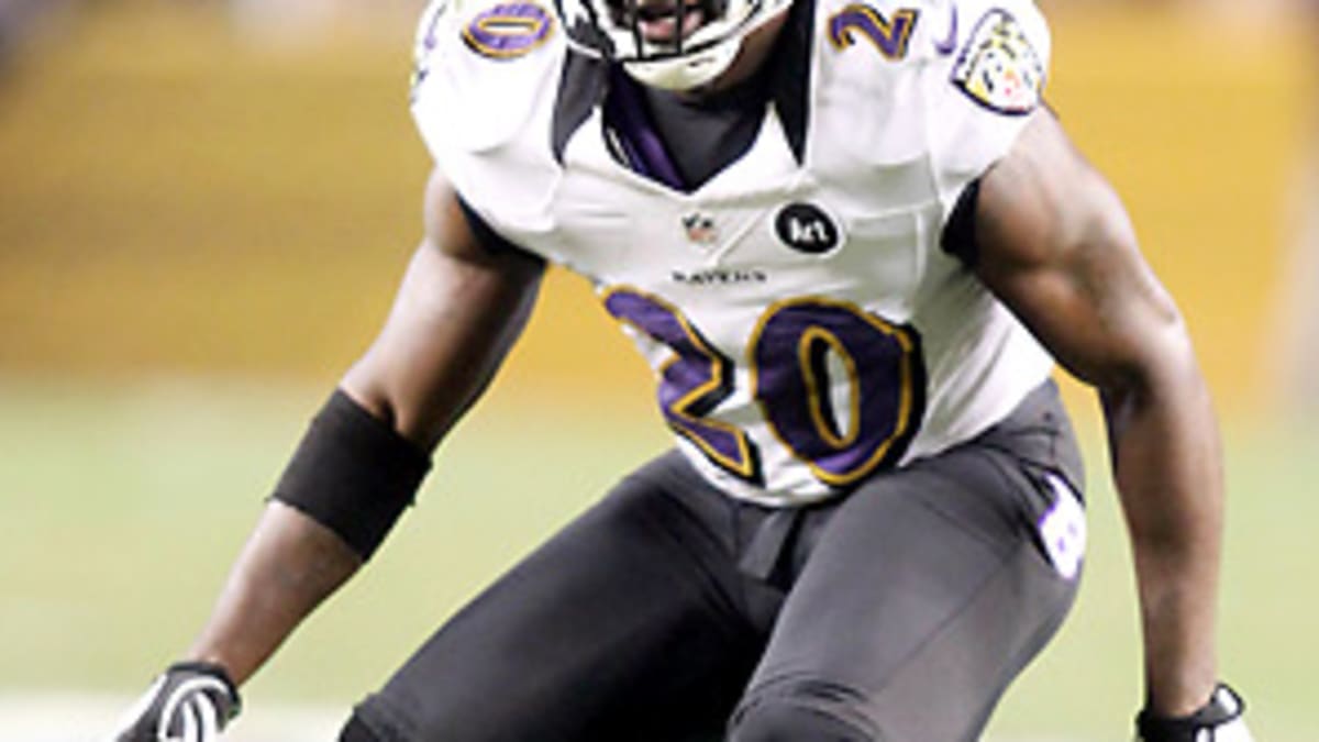 Oct. 16, 2011 - Baltimore, Maryland, U.S - Baltimore Ravens free safety Ed  Reed (20) is shown after an NFL game between the Baltimore Ravens and the  Houston Texans, The Ravens defeated