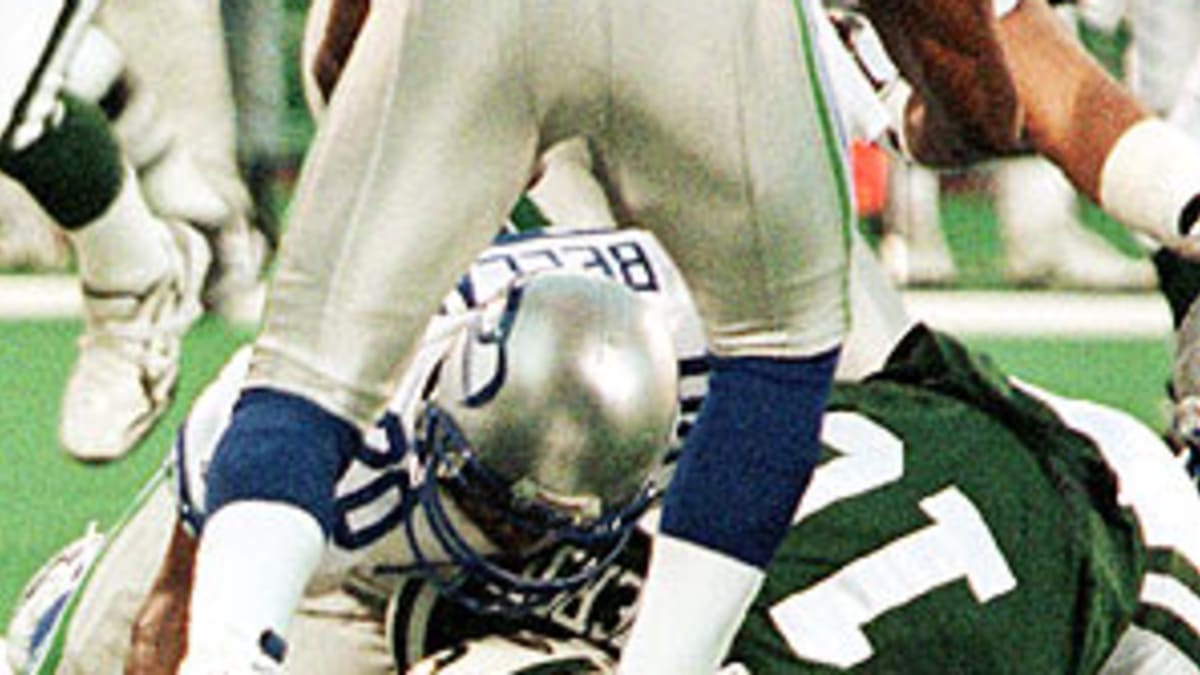 The NFL logo for Instant Replay is visible before an NFL football