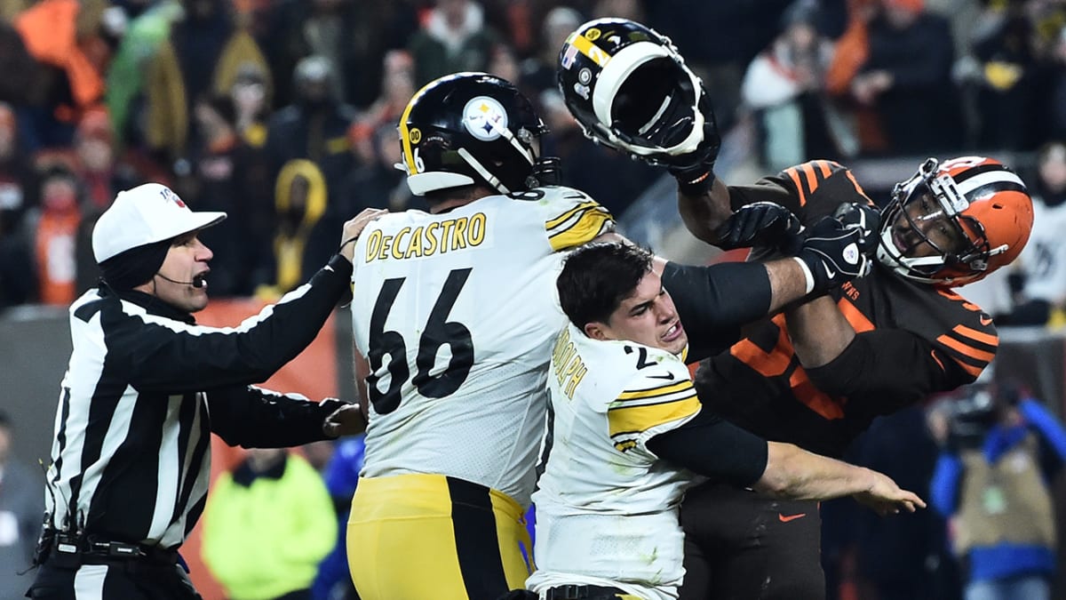 Mason Rudolph fined $50,000 by NFL for role in Myles Garrett brawl - The  Washington Post