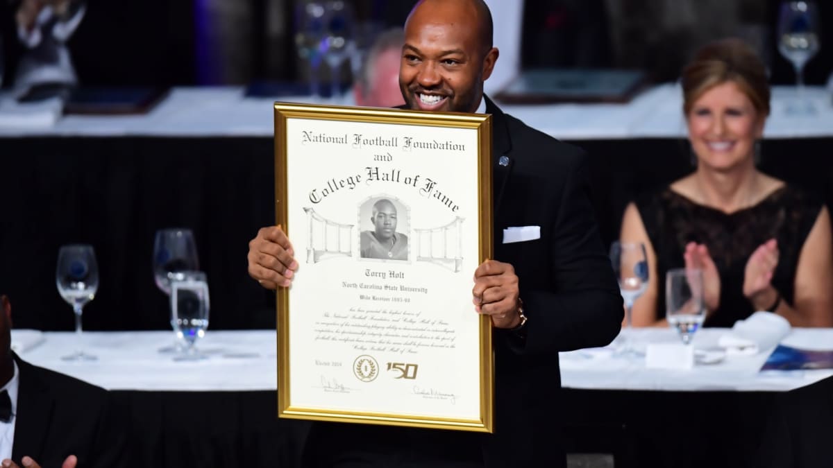 Torry Holt set for Hall of Fame induction Tuesday - Sports Illustrated NC  State Wolfpack News, Analysis and More