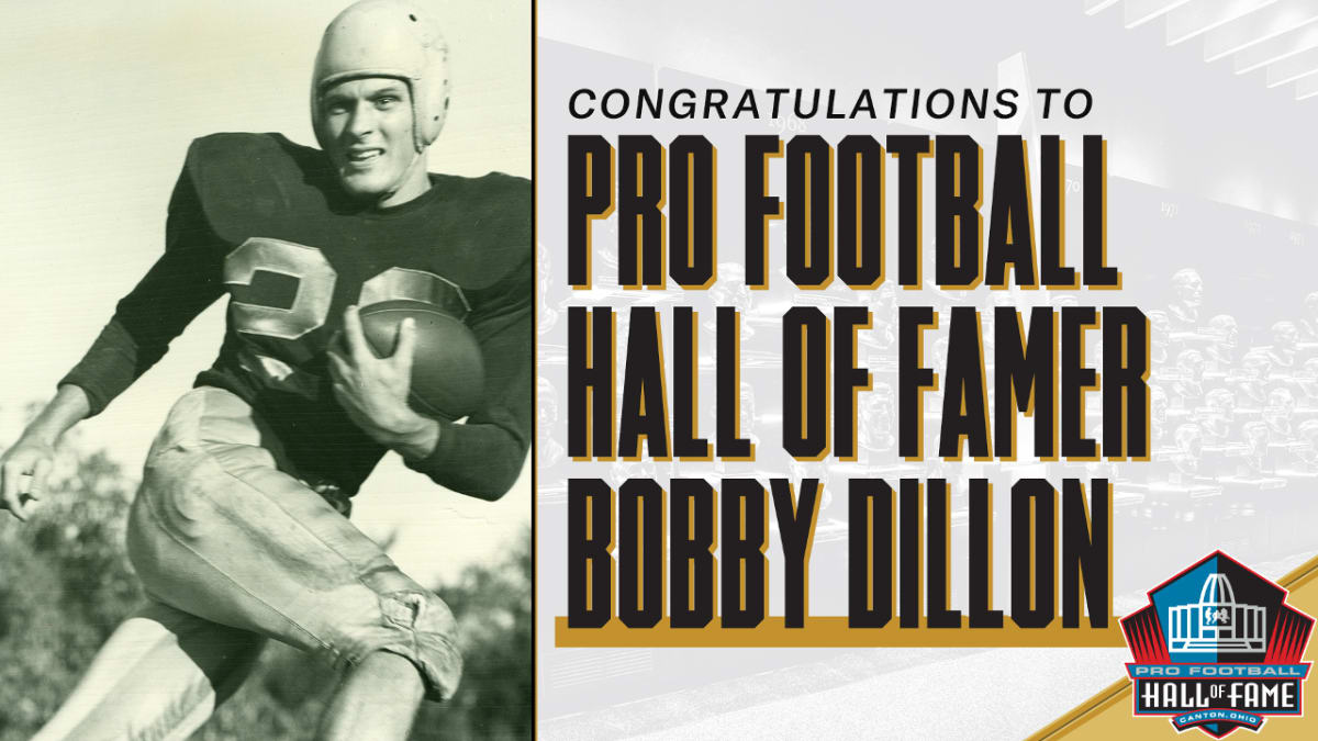 Former #Packers safety Bobby Dillon, who holds the franchise record with 52  interceptions, has been selected to the @profootballhof Class…