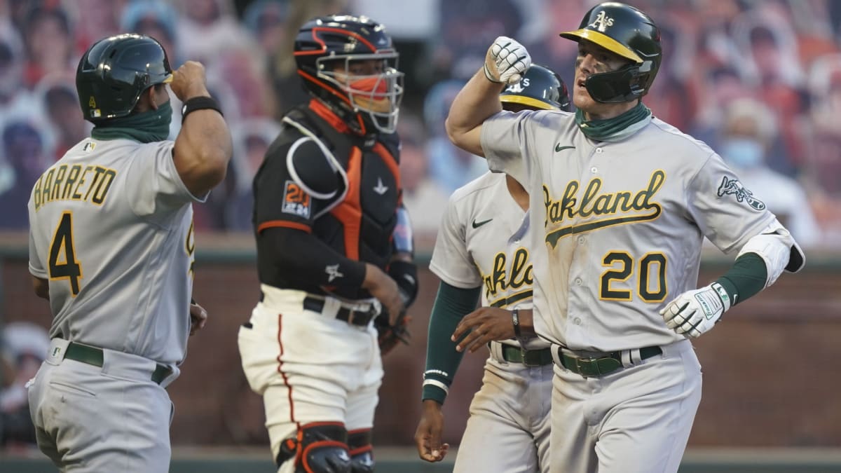 A's Mark Canha angers some with bat flip; takes back apology - Sports  Illustrated