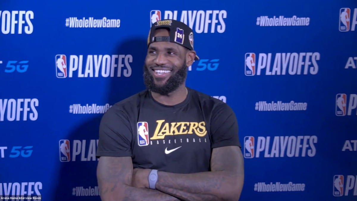 LeBron James Postgame Interview - Game 5 - Lakers vs Suns