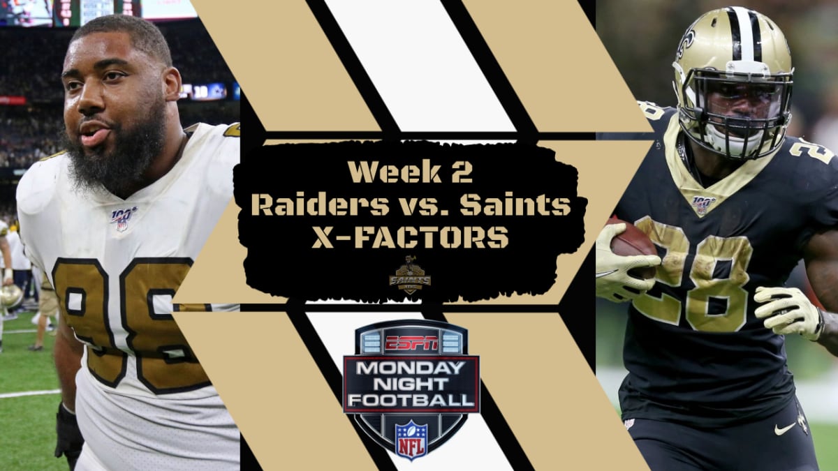 Raiders vs. Saints - Week 2