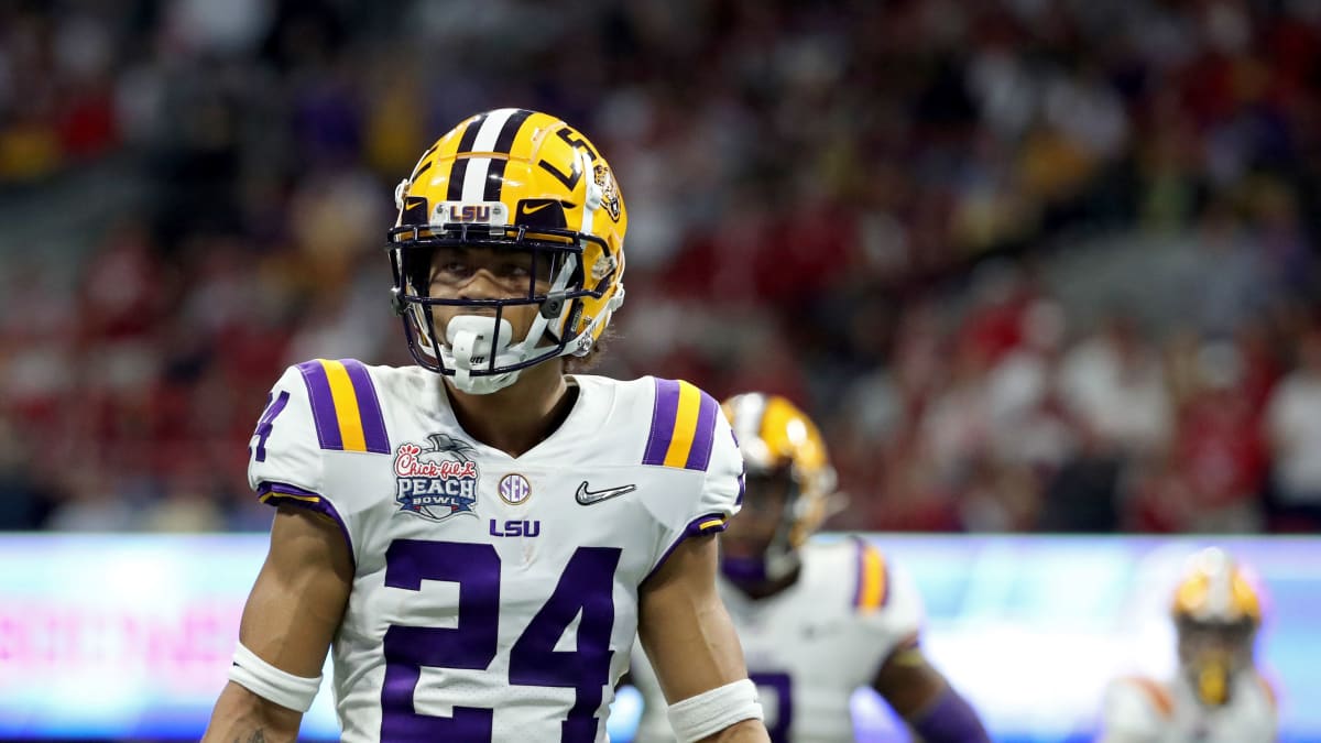 LSU's Derek Stingley Jr. practicing following concussion