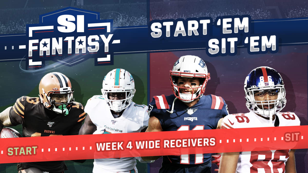 Week 4 Start 'Em, Sit 'Em: Wide Receivers - Sports Illustrated