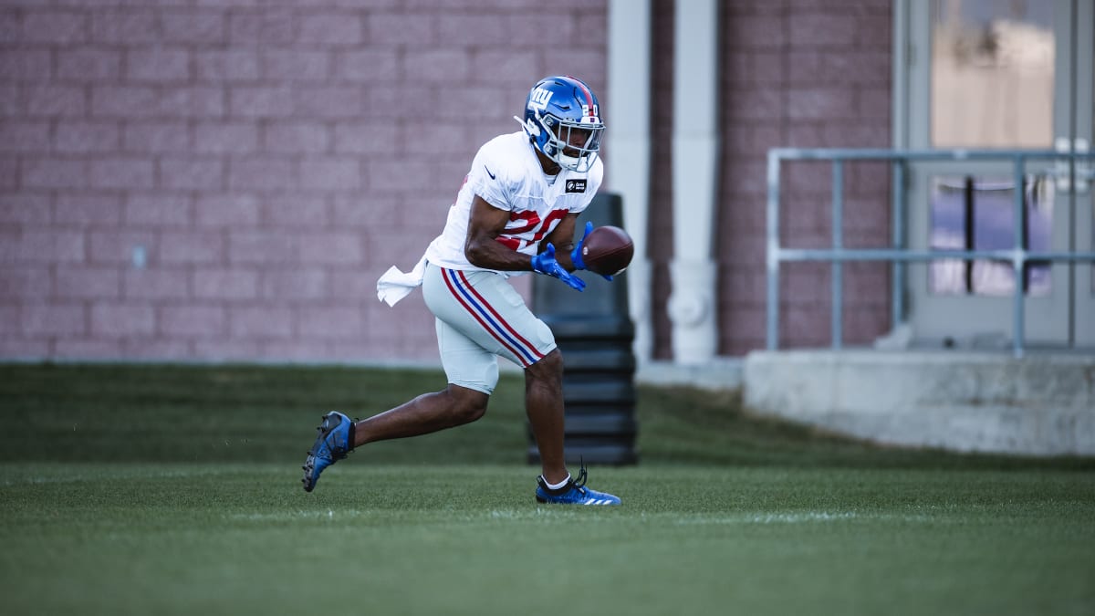 New York Giants safety Julian Love (20) wears decals of the American and  Cuban flags on his helmet during an NFL football game, against the Chicago  Bears Sunday, Oct. 2, 2022, in