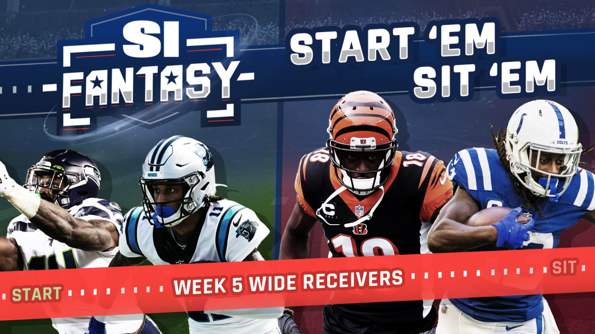 Start 'Em, Sit 'Em Wide Receivers Fantasy Football Week 5: Tee Higgins  Rolling - Sports Illustrated