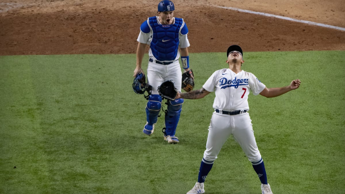 Julio Urias' Dad Gets Tattoo Of Final Out From 2020 World Series