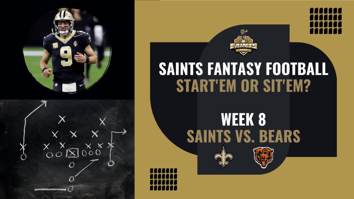 Saints Fantasy Football: Start 'em or Sit 'em in Week 2 - Sports  Illustrated New Orleans Saints News, Analysis and More