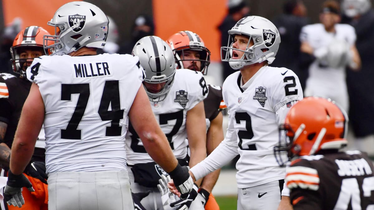 Raiders News: Daniel Carlson Discusses Challenges Of Windy Conditions In  Week 8 Victory Over Browns 