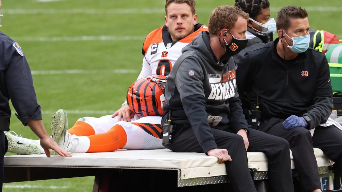 Joe Burrow on Scar From ACL Surgery After Cincinnati Bengals Release New  Uniforms - Sports Illustrated Cincinnati Bengals News, Analysis and More