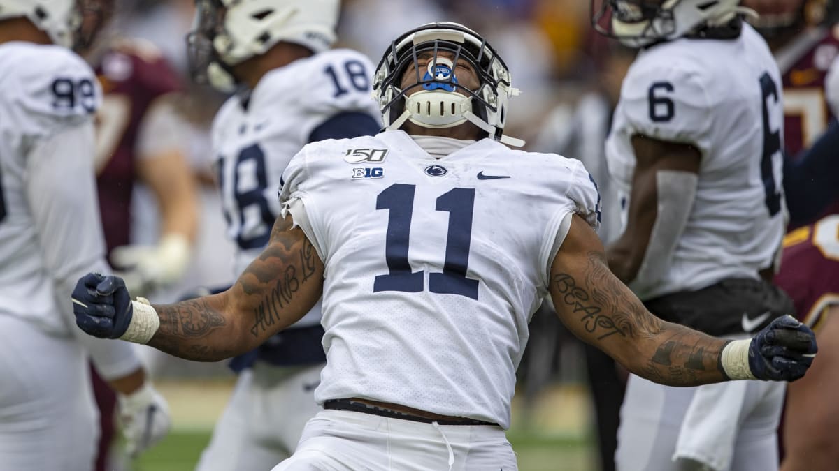 Micah Parsons: 40-Yard Dash, Micah Parsons = 4.39 40-Yard Dash! ⚡️  #PSUProDay #WeAre, By Penn State Football