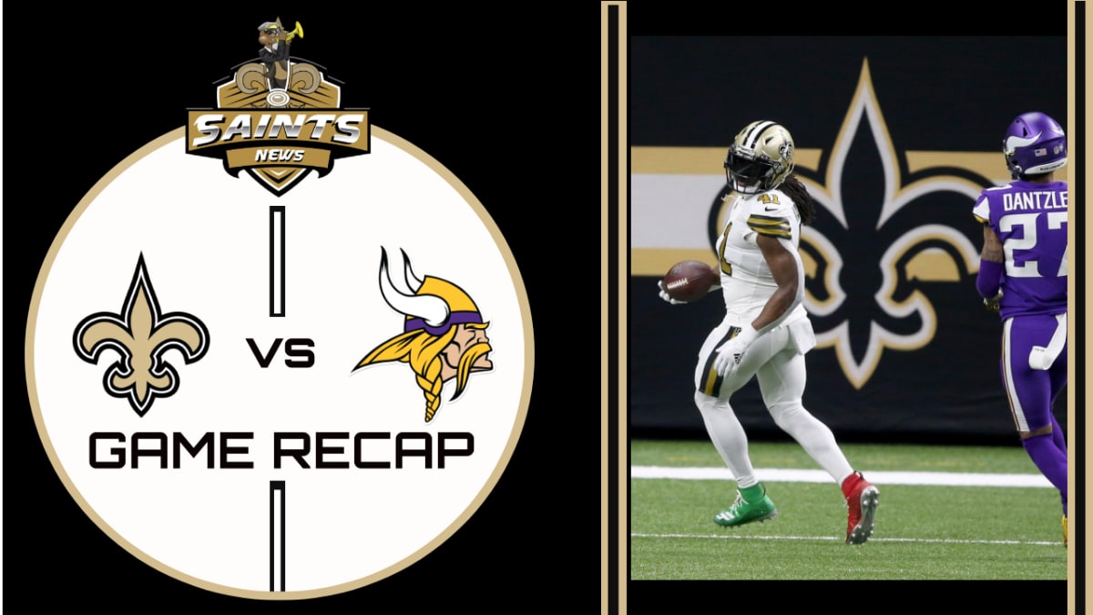 NFL 2020: Alvin Kamara, six touchdowns, New Orleans Saints vs Minnesota  Vikings