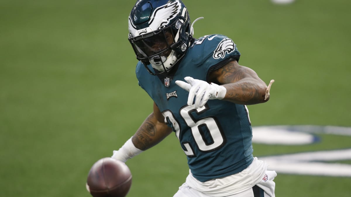 Eagles' Miles Sanders focused on playoff push despite potential milestone 