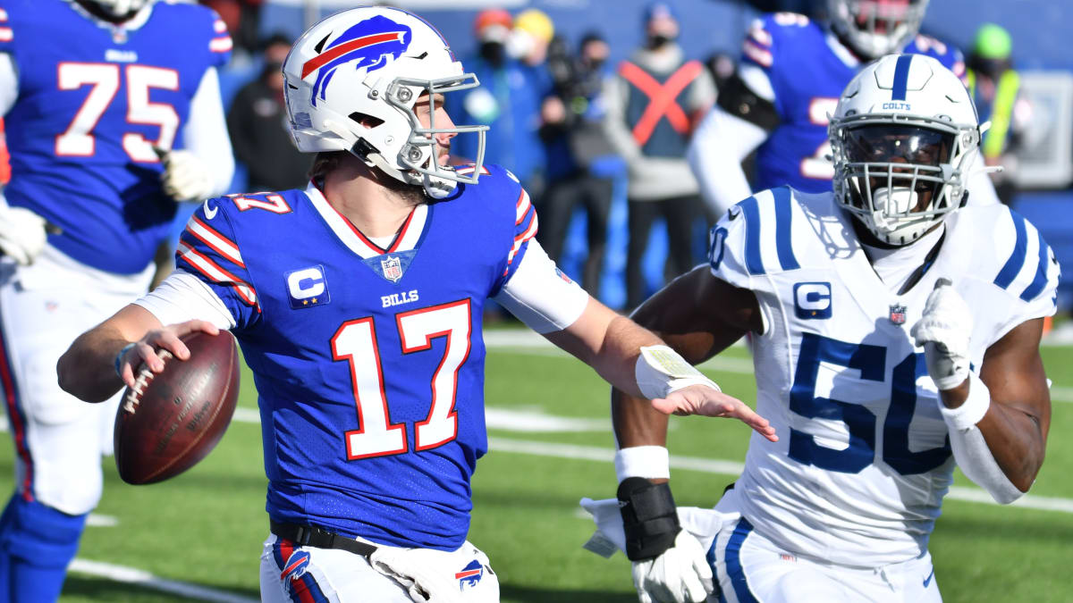 Bills fight off Colts rally for first playoff win since 1995