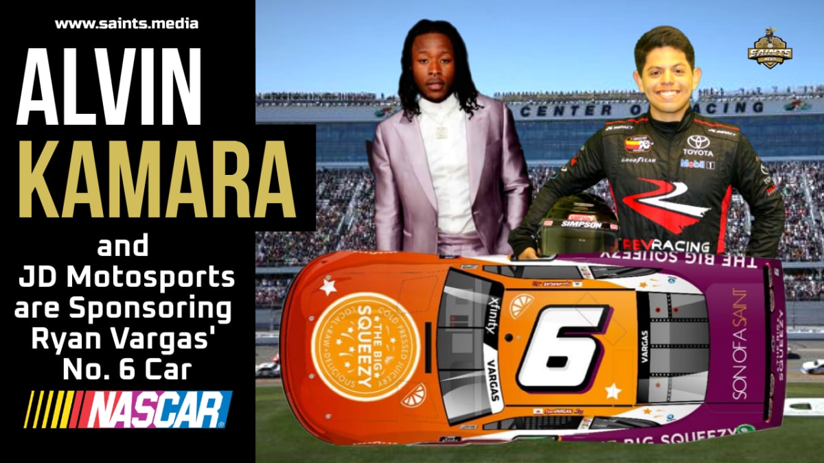 Saints running back Alvin Kamara returning to NASCAR?